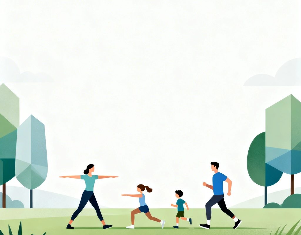 Rodzinne ćwiczenia na świeżym powietrzu