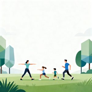 Rodzinne ćwiczenia na świeżym powietrzu